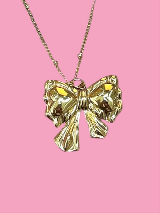 Sweet Bow Necklace