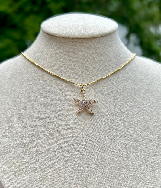 Happy Starfish Necklace