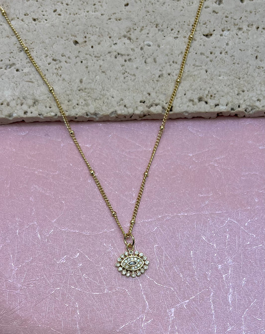 Princess Evil Eye Necklace
