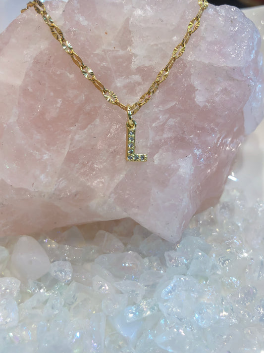 Zirconia Initial Crystal Bracelet