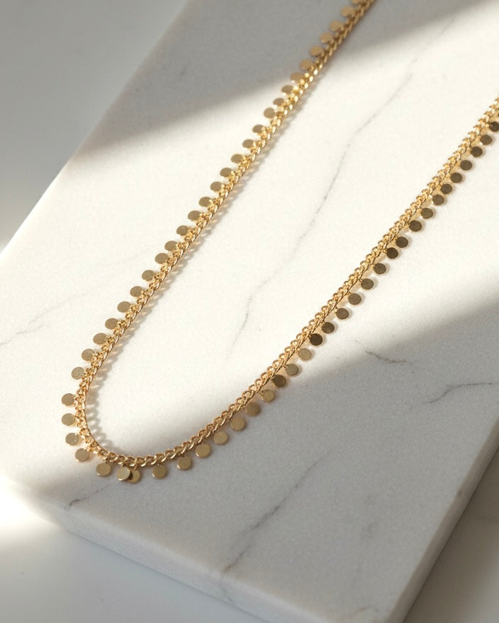 Soleil Disc Necklace/Choker