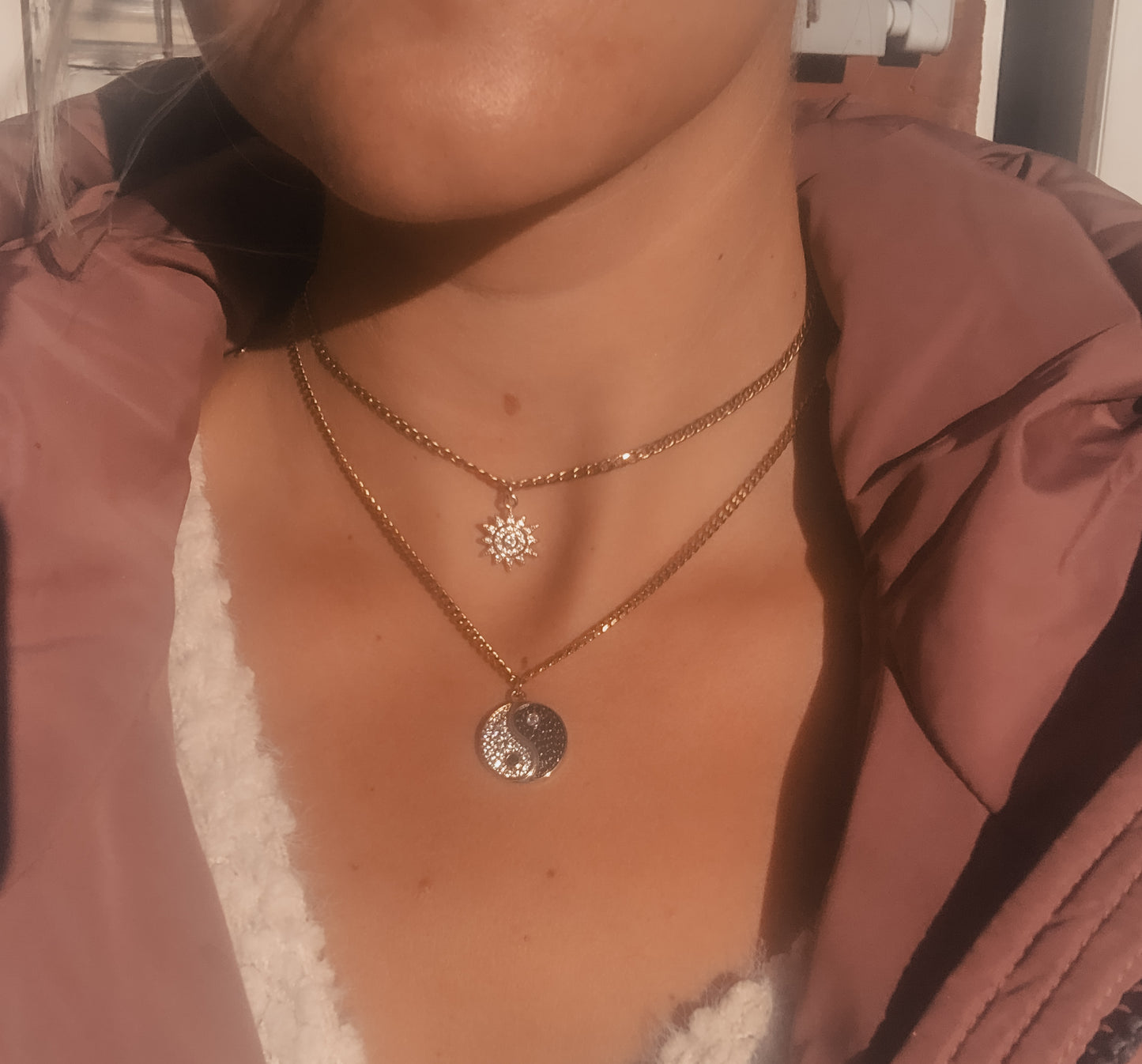 Yin Yang Coin Necklace