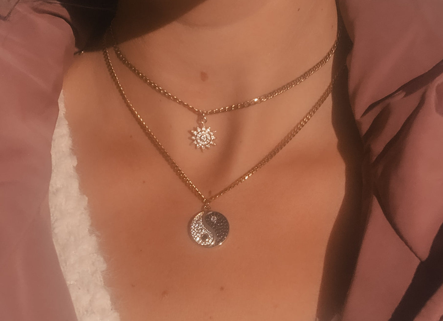 Yin Yang Coin Necklace