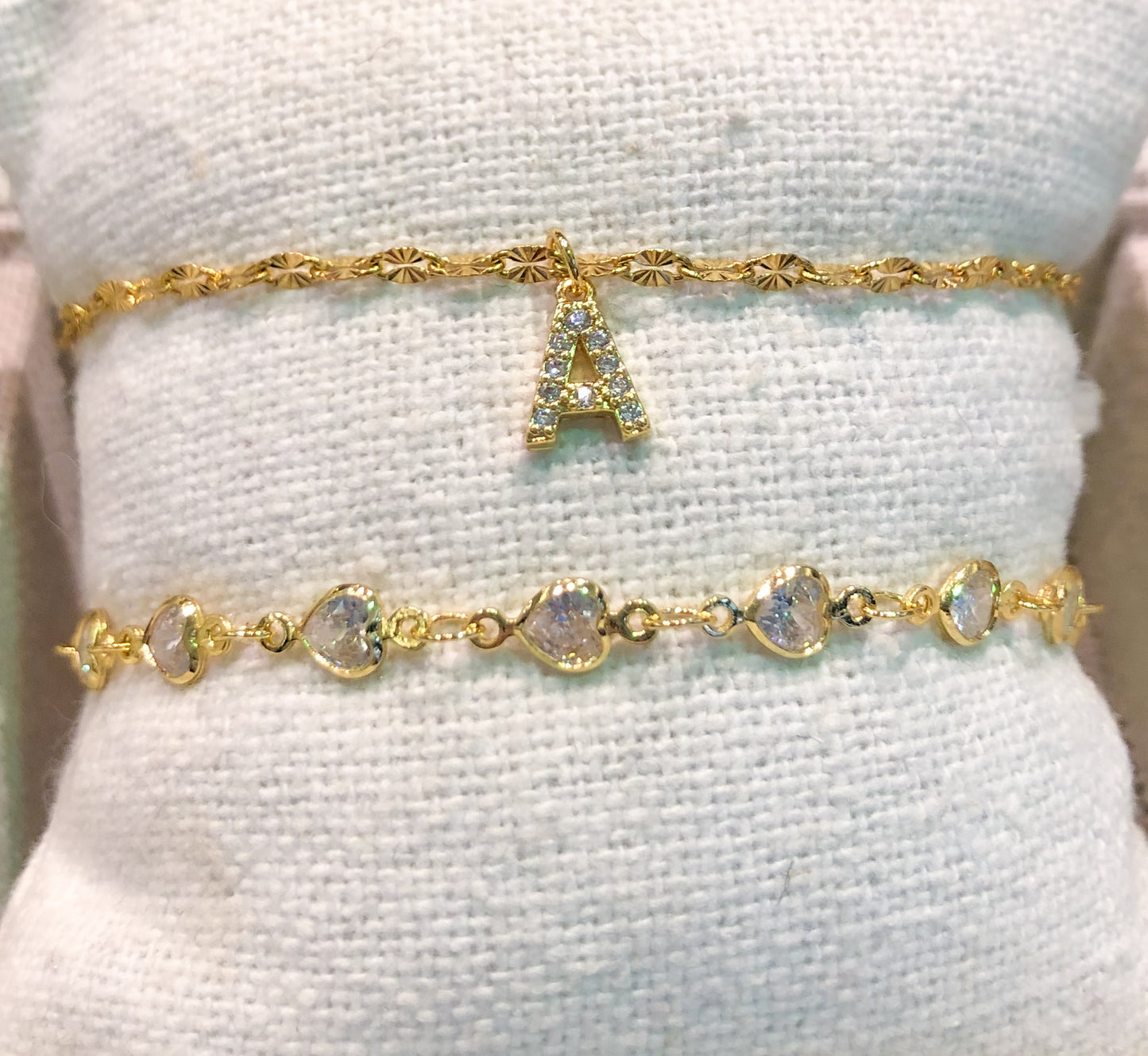 Zirconia Initial Bracelet