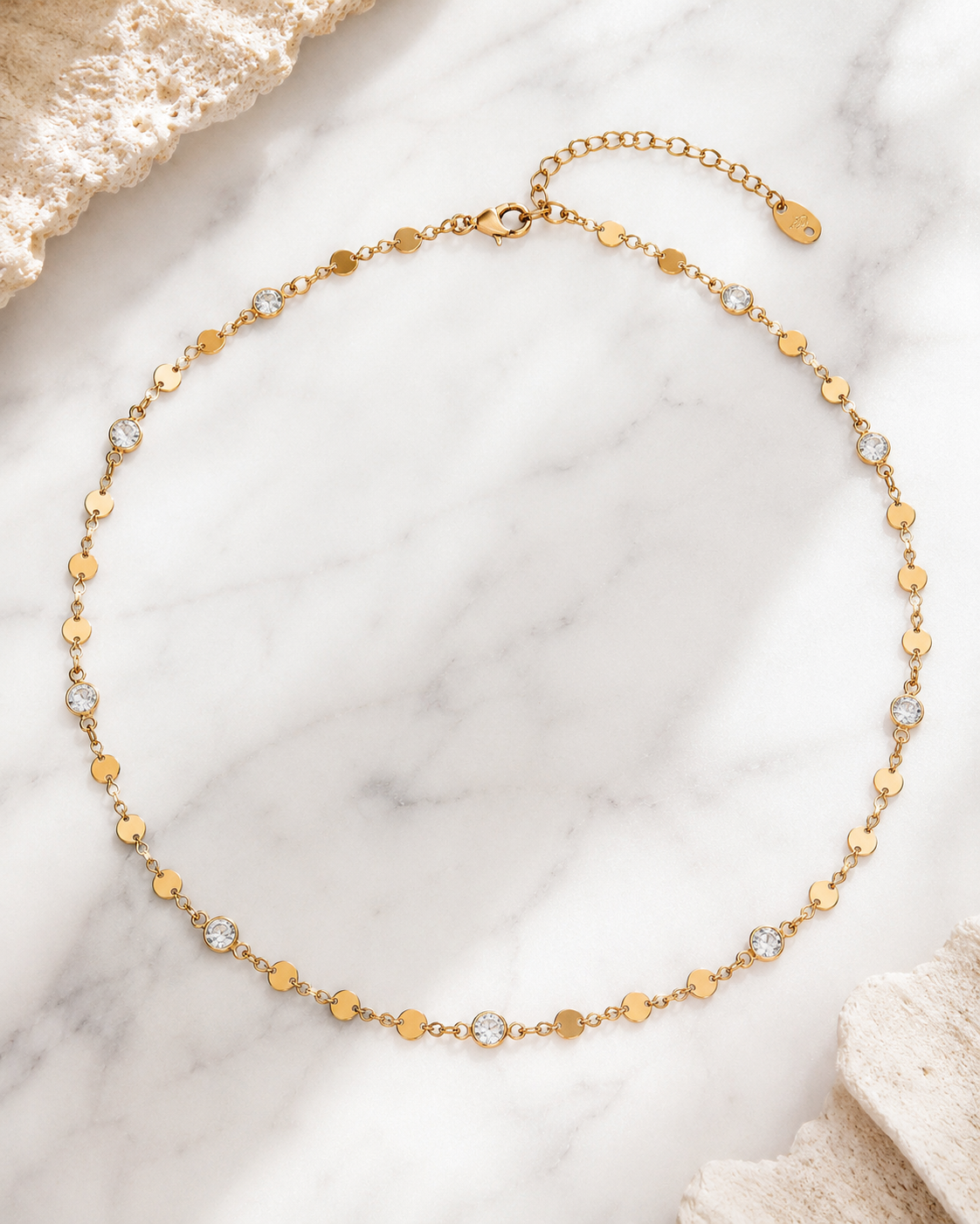 Sun-kissed Disc Choker