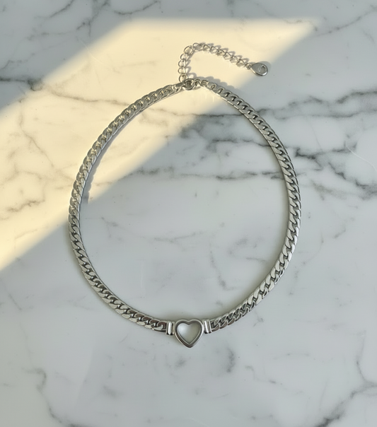 Silver Sweetheart Necklace