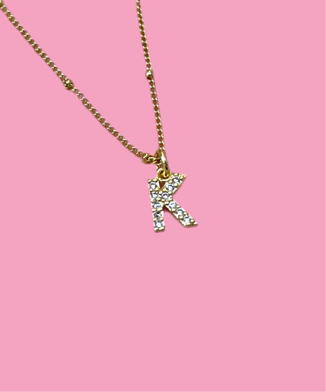 Satellite Mini Initial Necklace