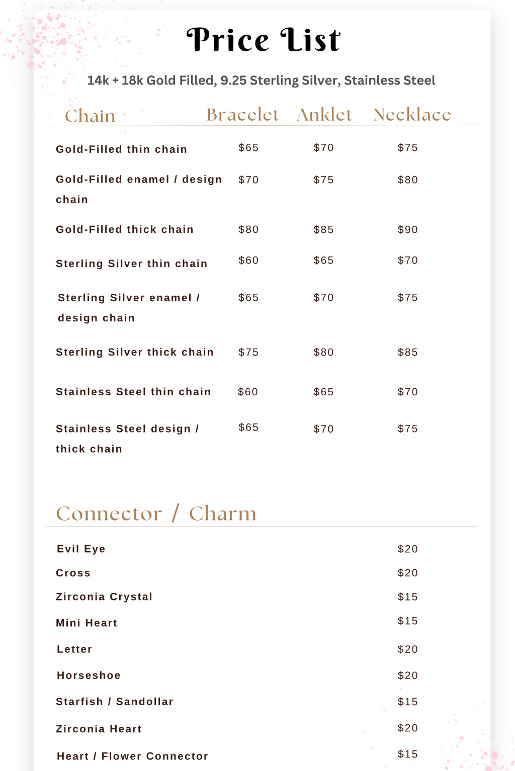 Book a Permanent Jewelry Appointment- Toronto Location
