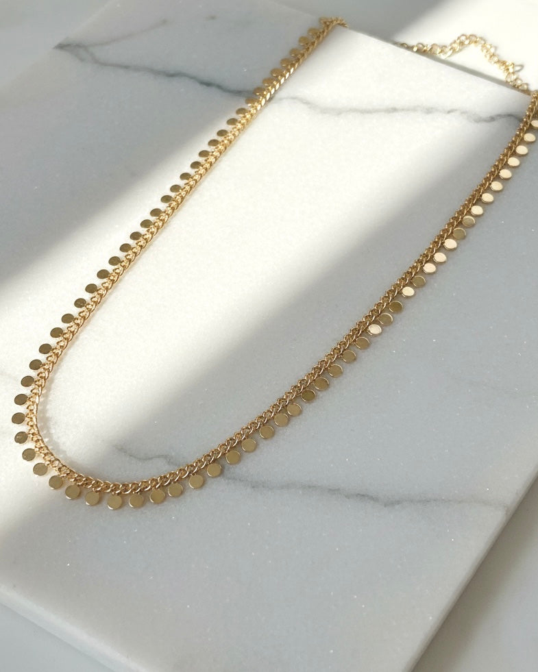Soleil Disc Necklace/Choker