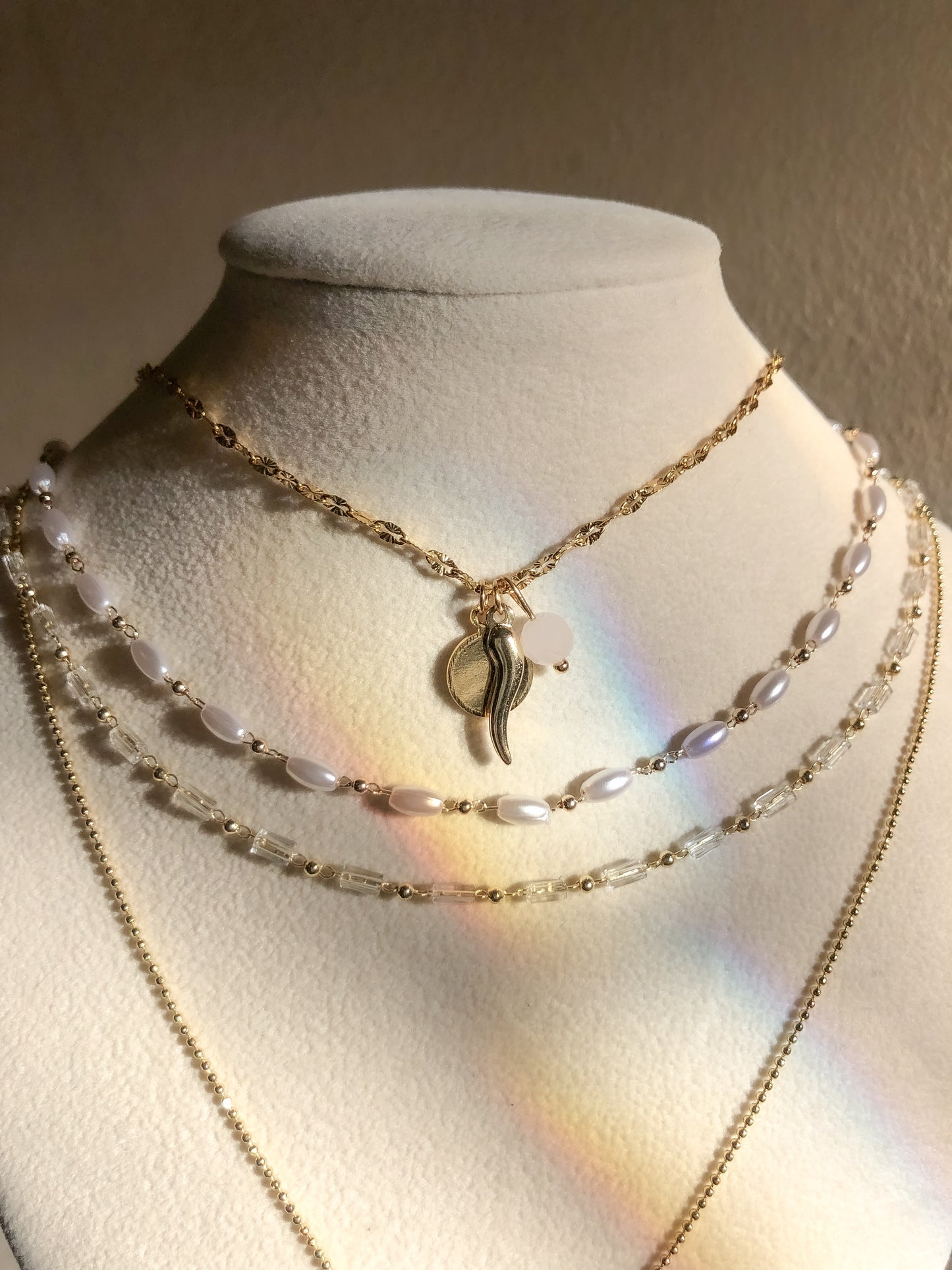 Satellite Pearl Choker