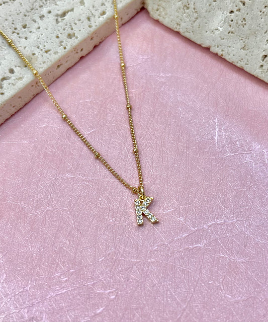 Satellite Mini Initial Necklace