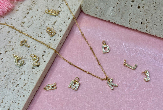 Satellite Mini Initial Necklace