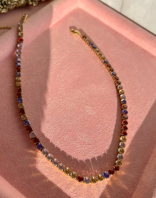 Valentine Tennis Necklace