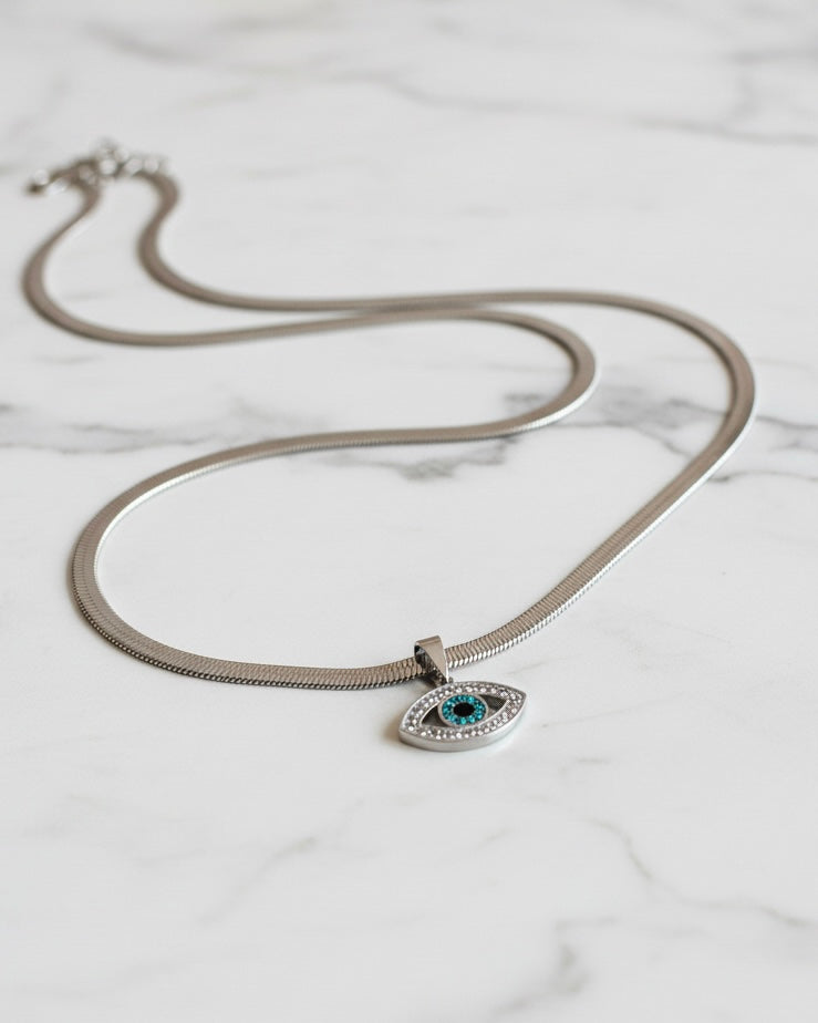 Serene Evil Eye Necklace