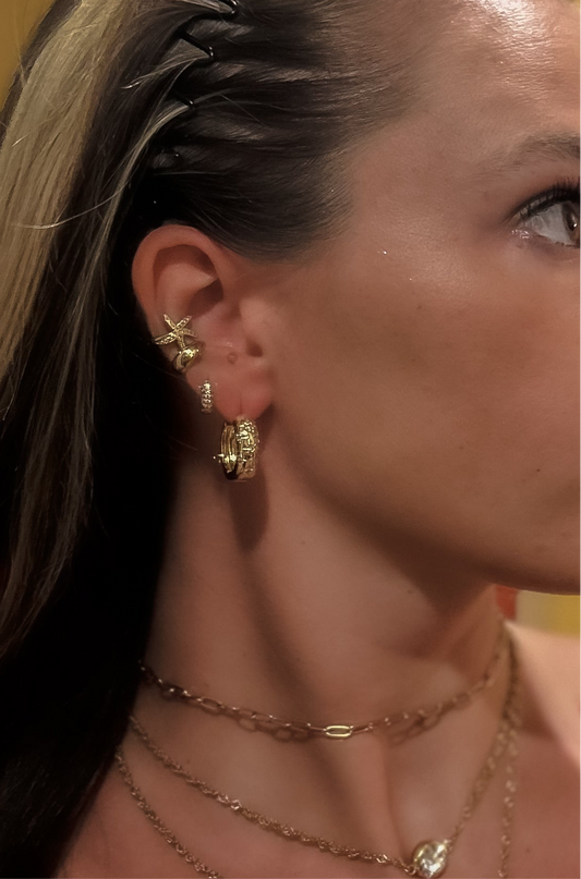 Celestial Chunky Hoops