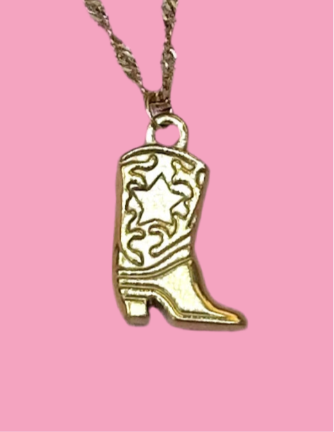 Cowboy Boot Necklace