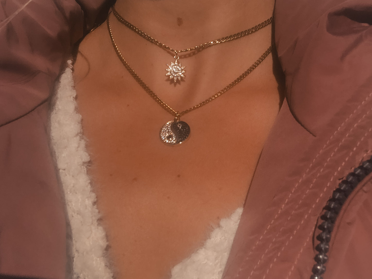 Yin Yang Coin Necklace