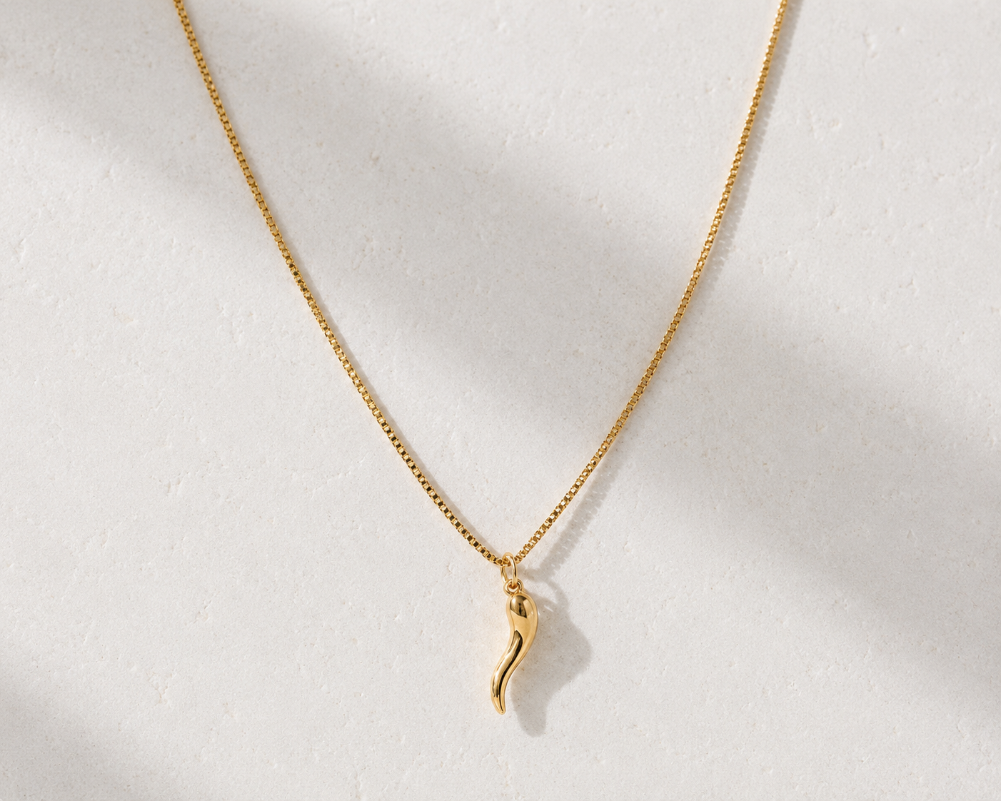 Dainty Lucky Cornicello Necklace