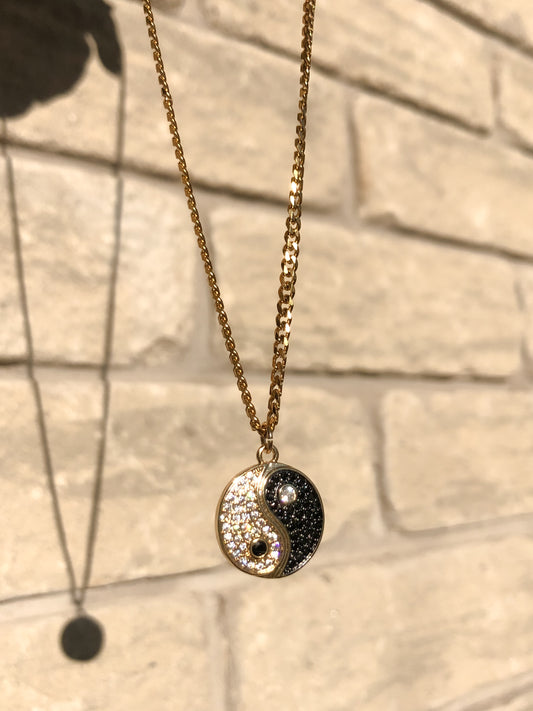 Yin Yang Coin Necklace
