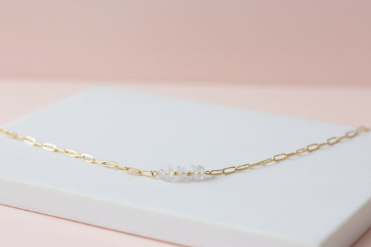 Natural Crystal Chip Choker