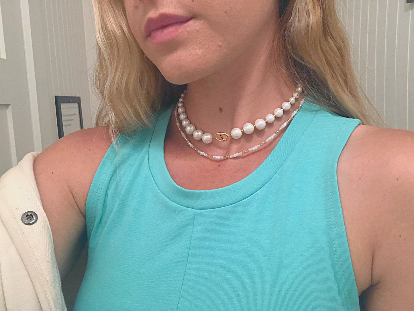 Chunky Pearl Choker