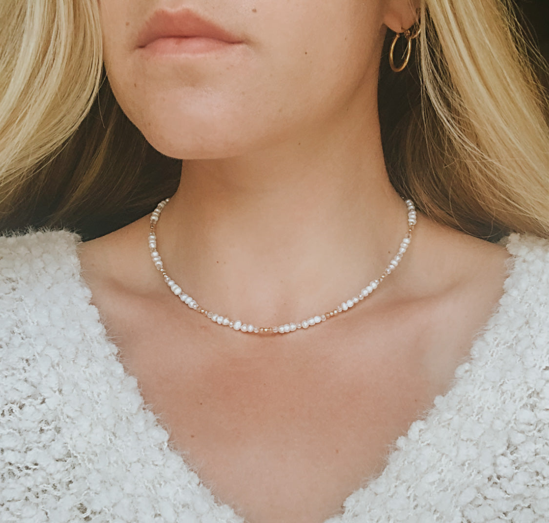 Champagne Pearl Choker