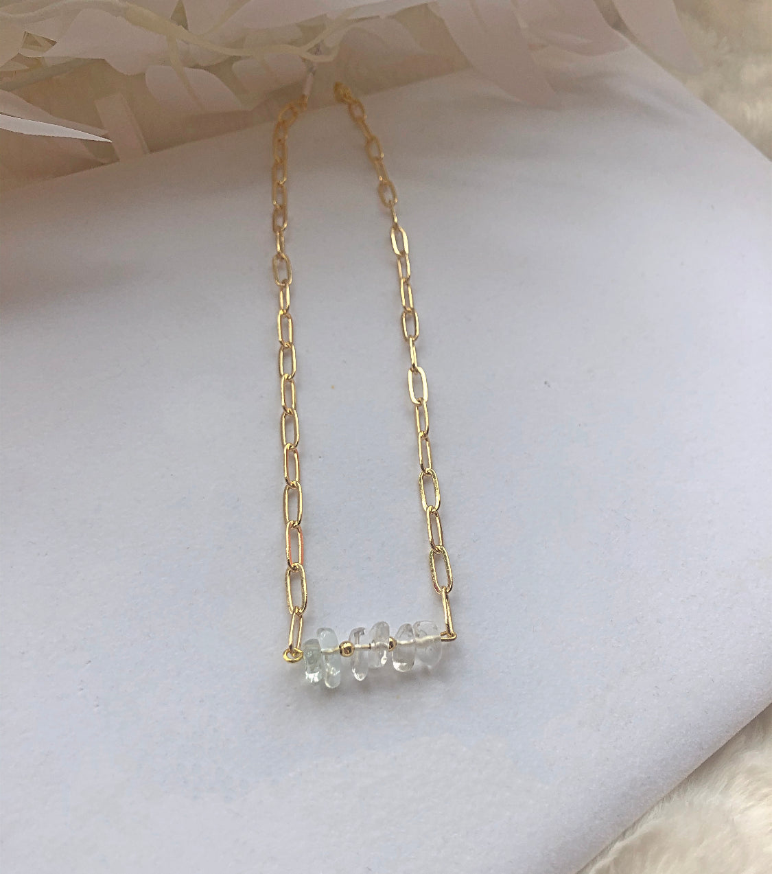 Natural Crystal Chip Choker