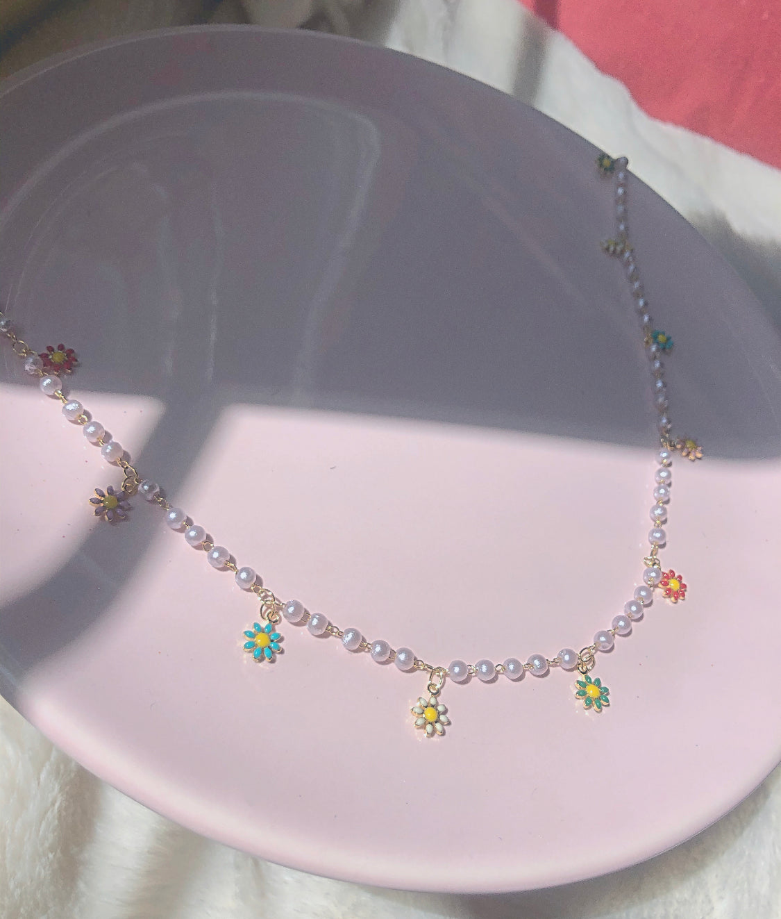 Pearl Bouquet Choker