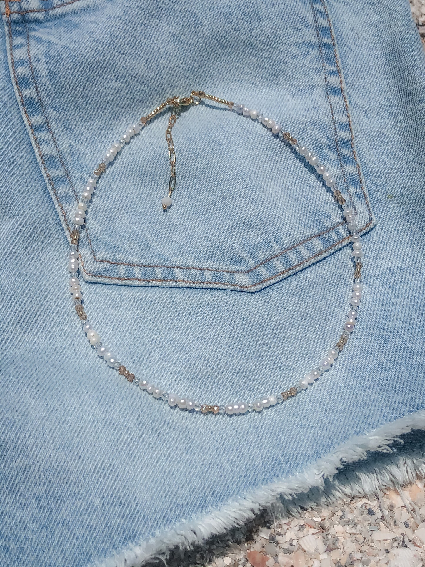 Champagne Pearl Choker