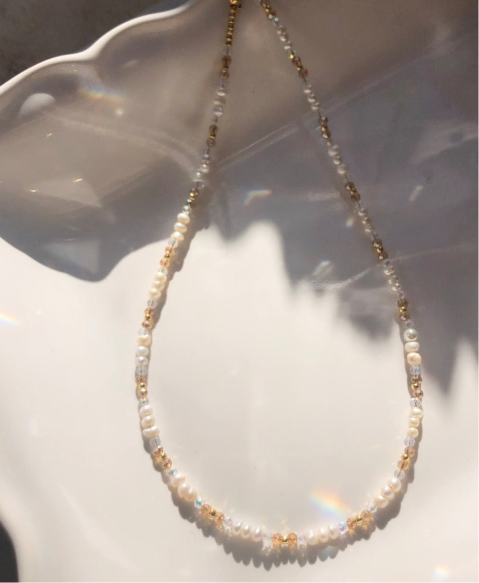 Champagne Pearl Choker