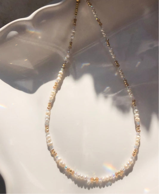 Champagne Pearl Choker