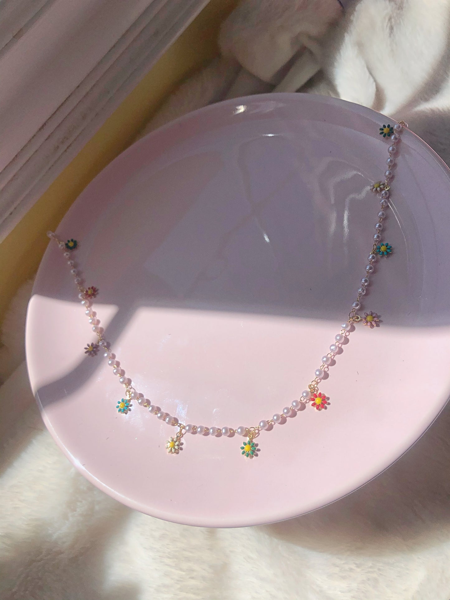 Pearl Bouquet Choker