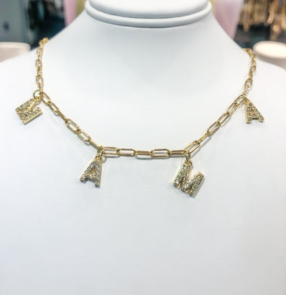 MAMA Zirconia Necklace
