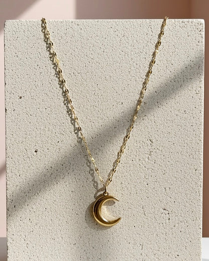 Moonbeam Classic Crescent Necklace