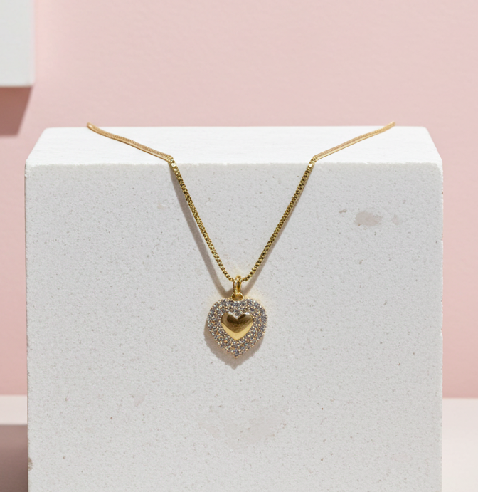 Dazzling Heart Necklace