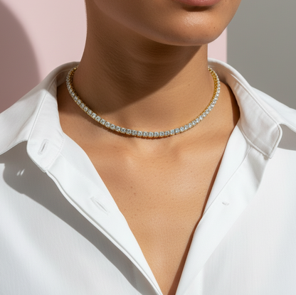 3mm Radiant Tennis Choker