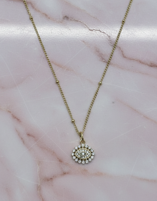 Princess Evil Eye Necklace