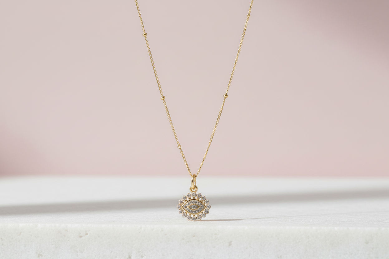 Princess Evil Eye Necklace