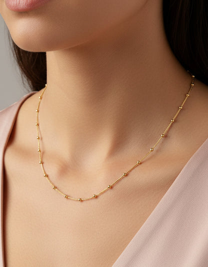 Gold Dotted Chain