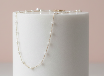 Dotted Pearl Necklace