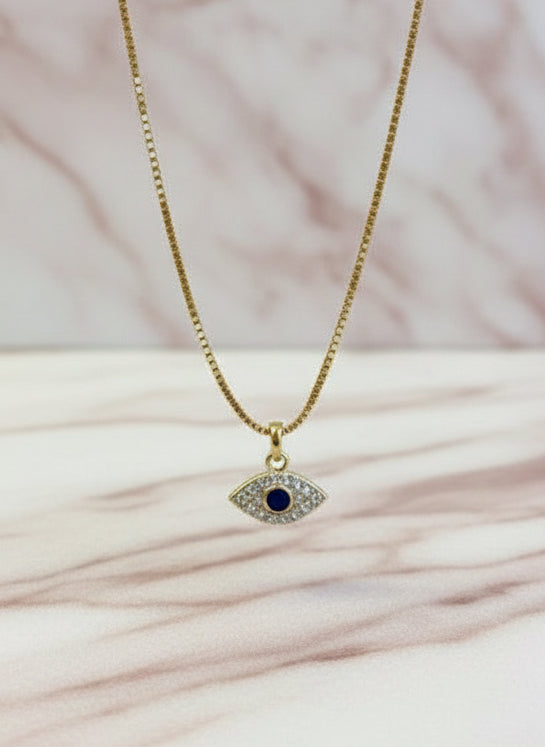 Midnight Aura Eye Necklace