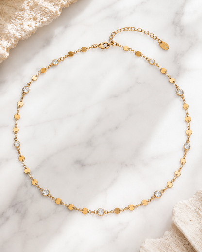 Sun-kissed Disc Choker
