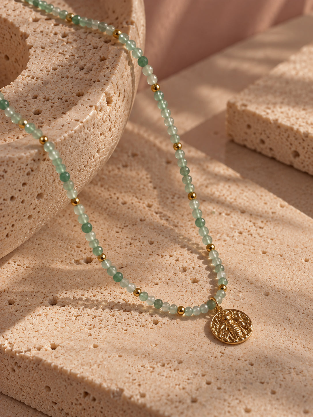 One Of It’s Kind- Lucky Jade Bumblebee Necklace