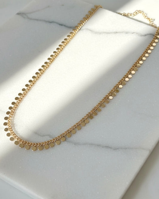 Soleil Disc Necklace/Choker