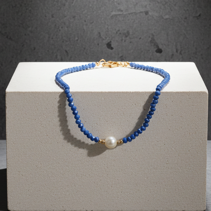 Azure Pearl Necklace