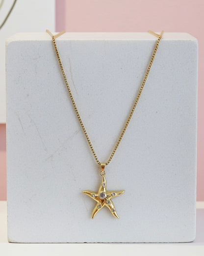 Statement Starfish Necklace