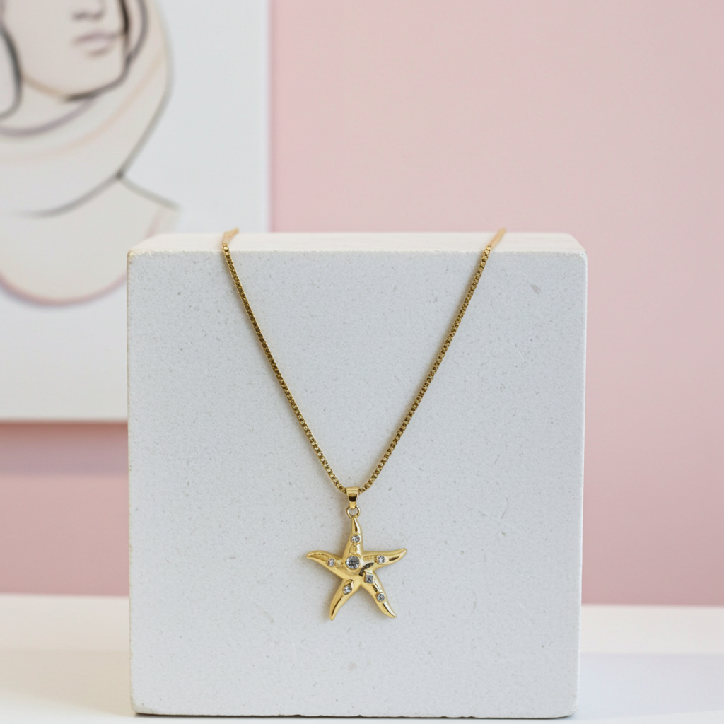 Statement Starfish Necklace
