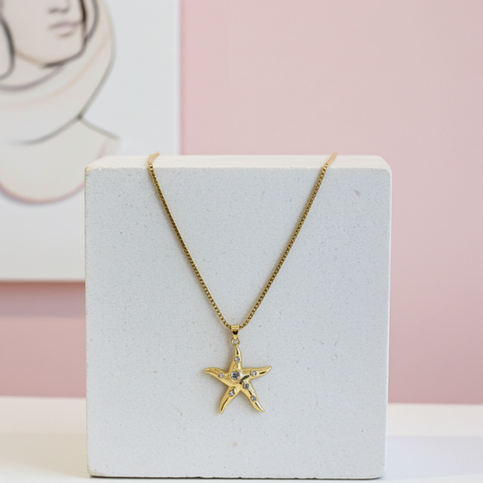 Statement Starfish Necklace