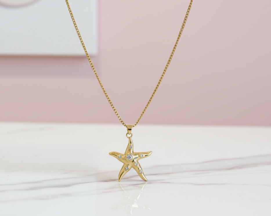 Statement Starfish Necklace