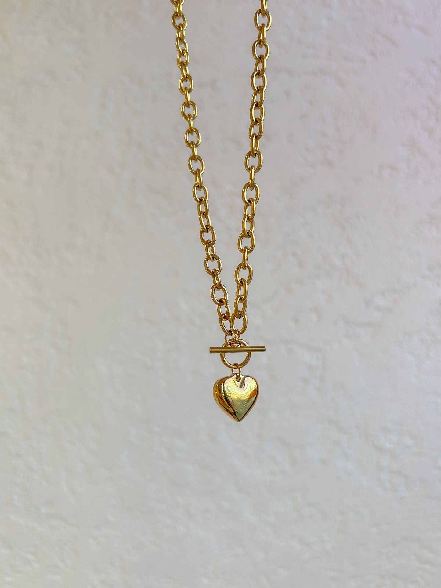 Chunky Bubble Heart Necklace